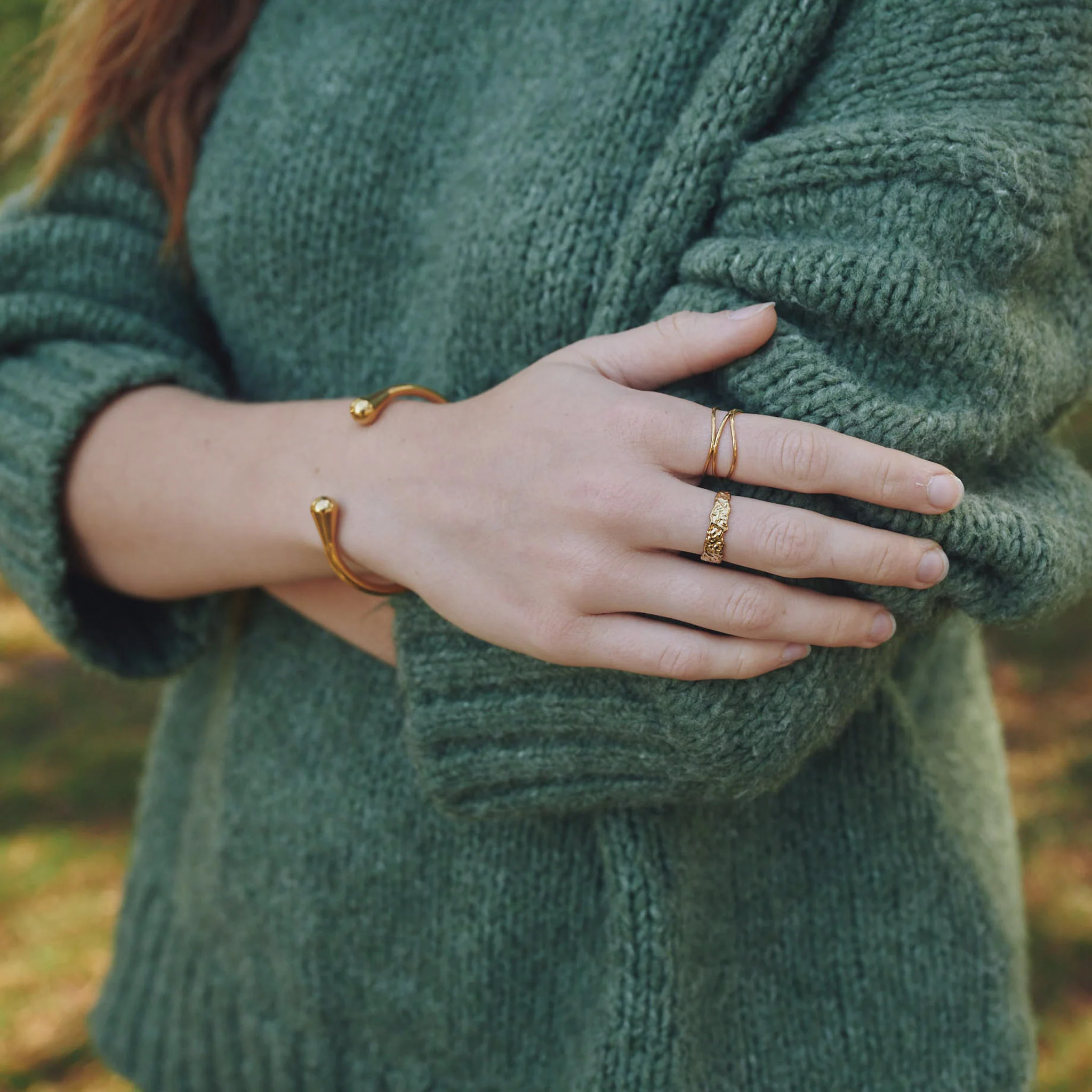 Maria - Interlocked Ring Rustfritt Stål - Image 10