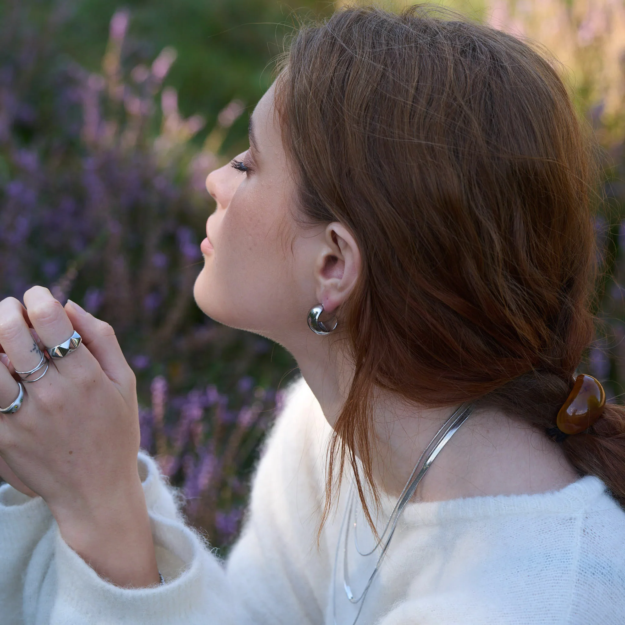 Maria - Interlocked Ring Rustfritt Stål - Image 8