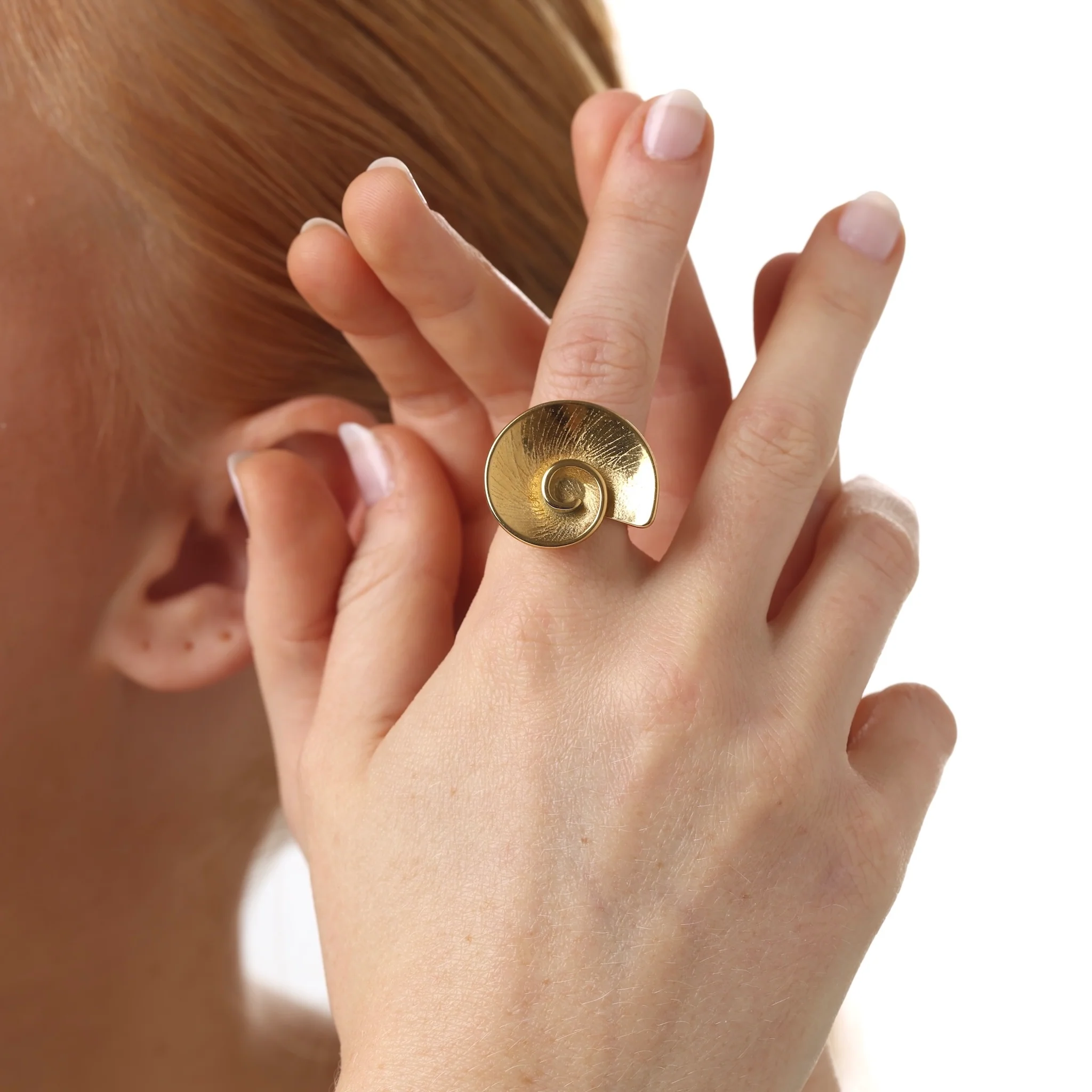 Marla - Shell Ring Rustfritt stål - Image 5