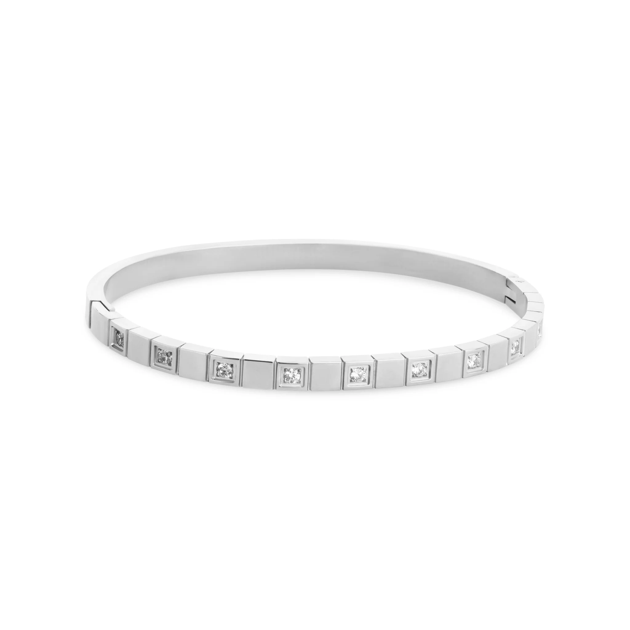 Meg - Bangle Armbånd Krystall Rustfritt Stål