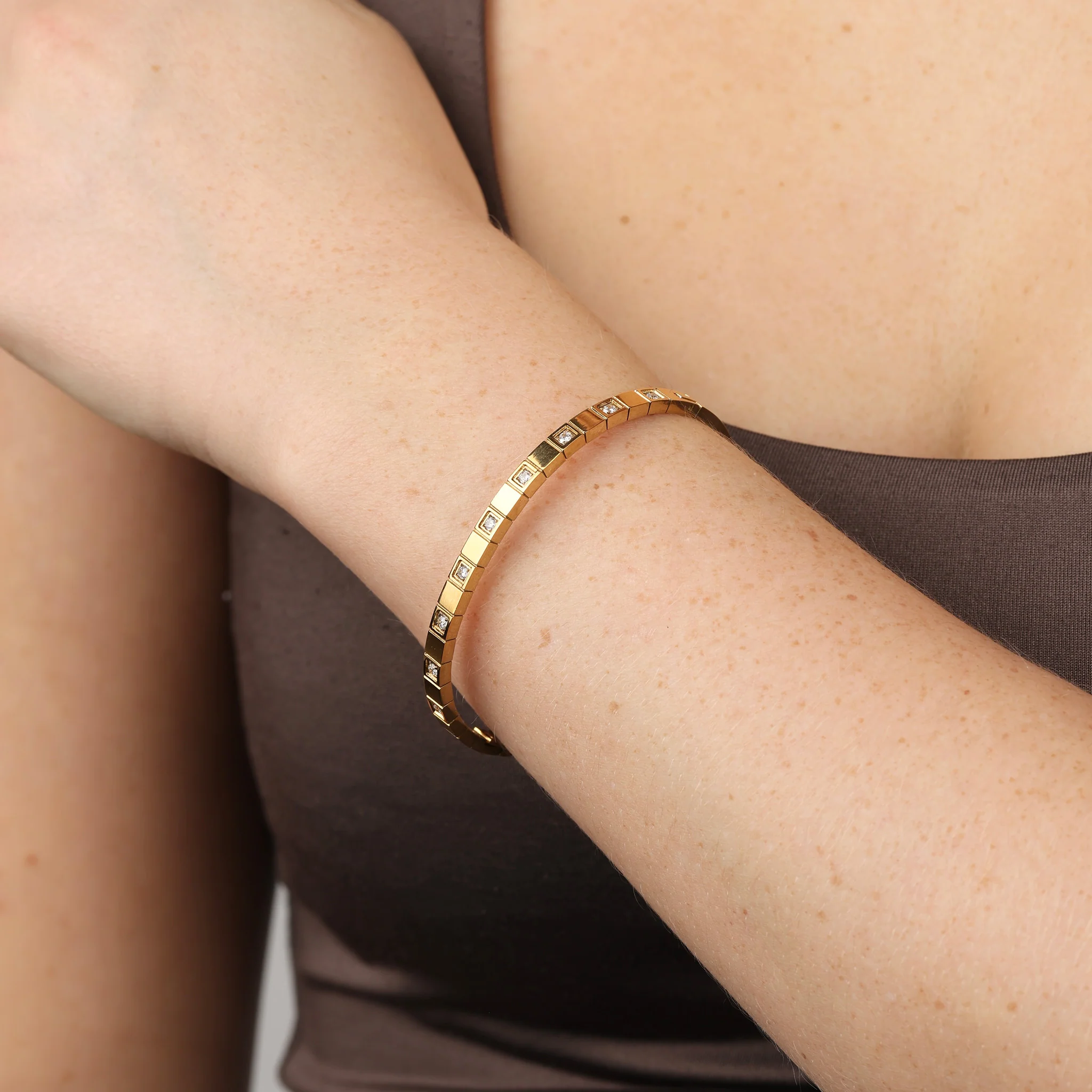 Meg - Bangle Armbånd Krystall Rustfritt Stål - Image 3