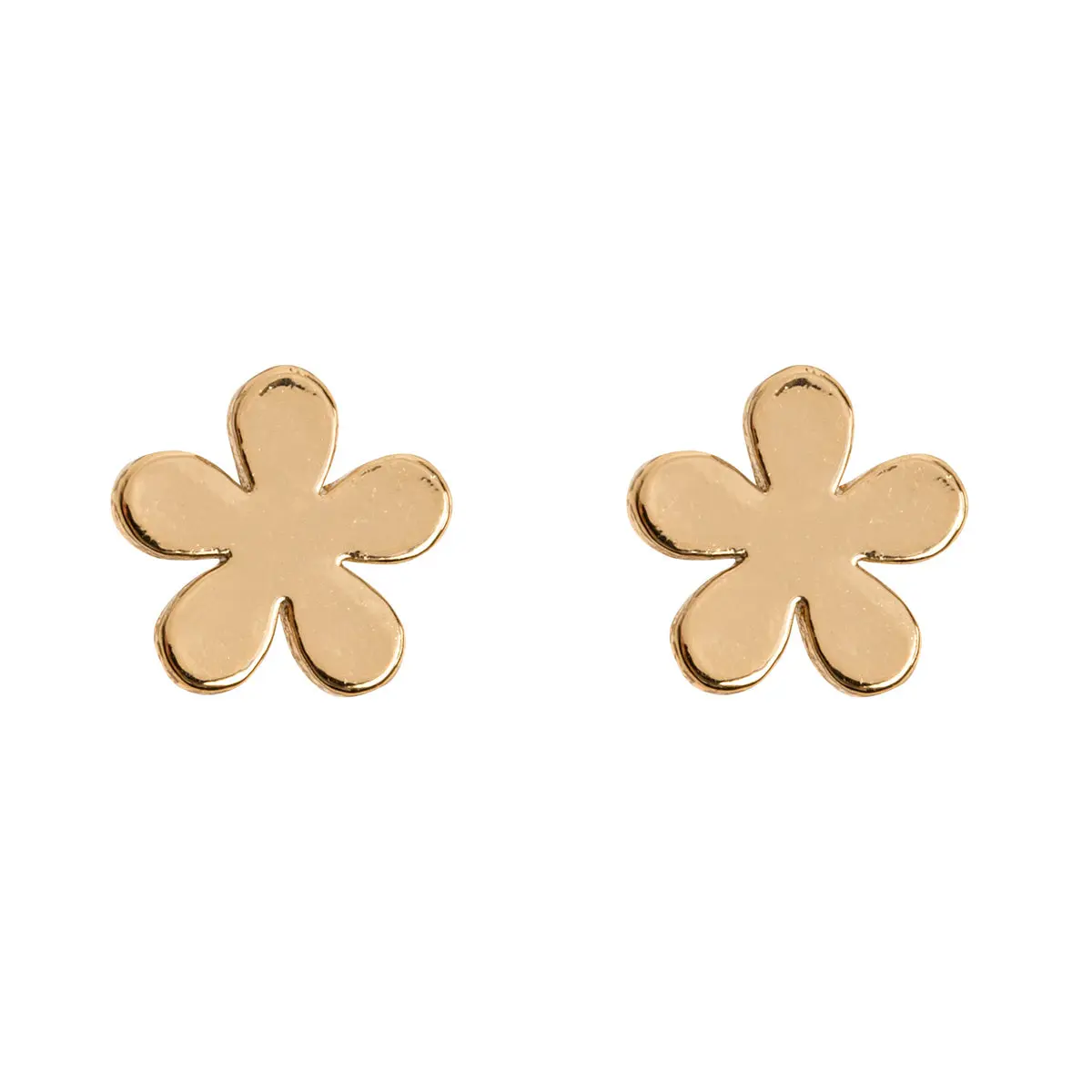 Minimalistiske ørepynt med blomster