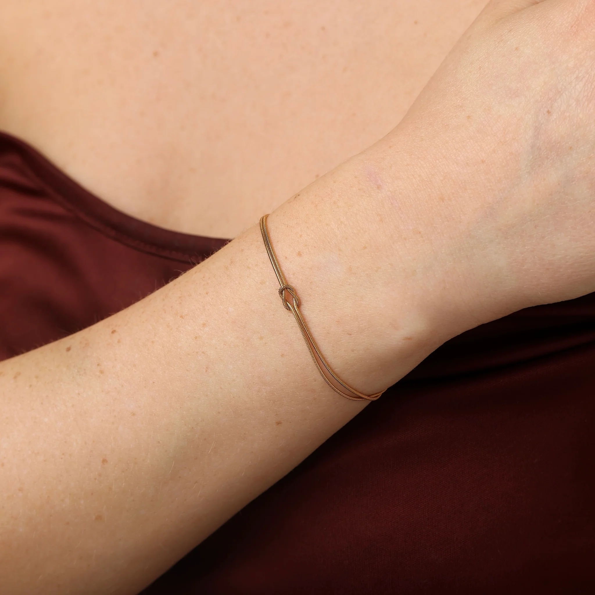 Mio - Knot Chain Armbånd Rustfritt Stål - Image 4