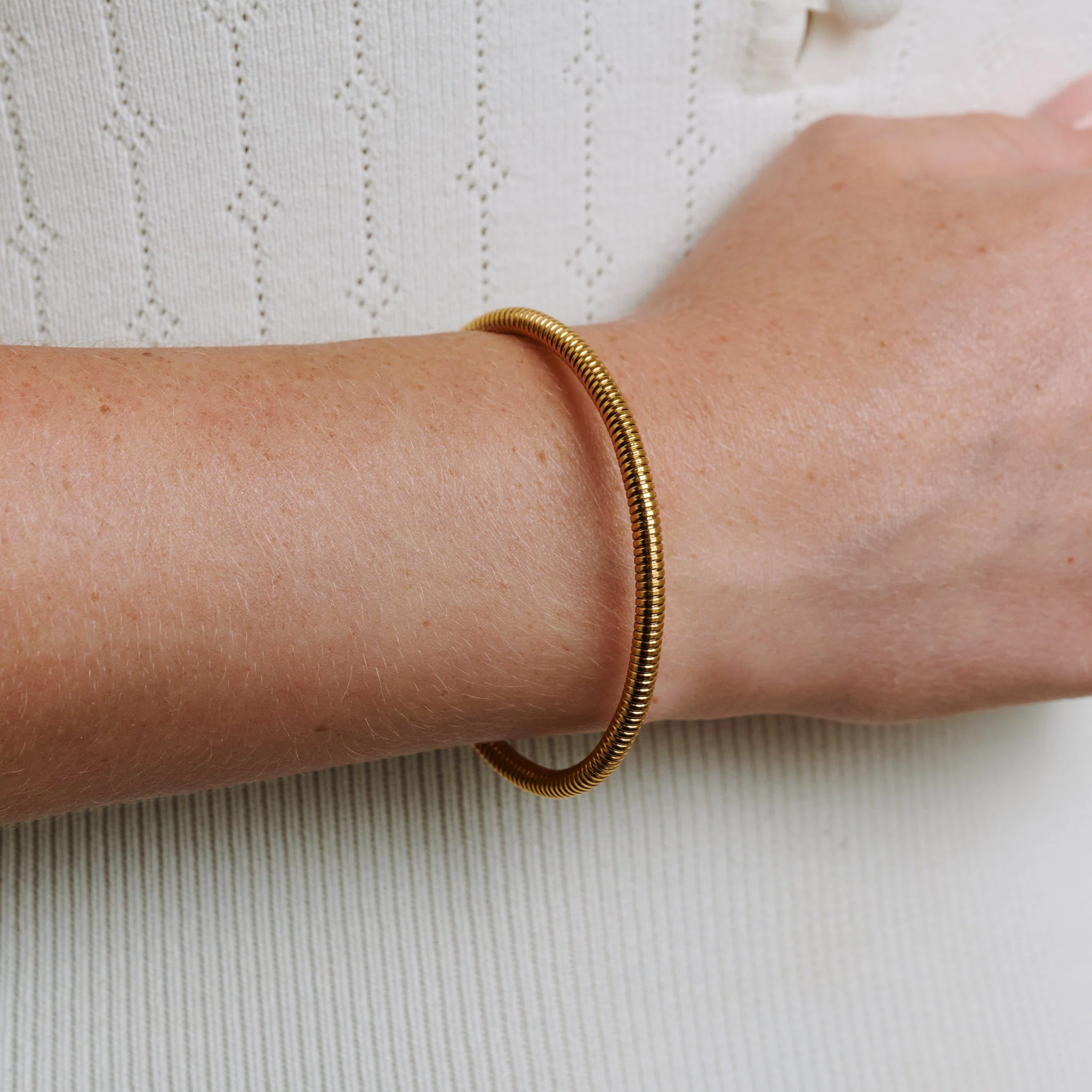 Miva - Rundt Kjede Armbånd Rustfritt stål - Image 2