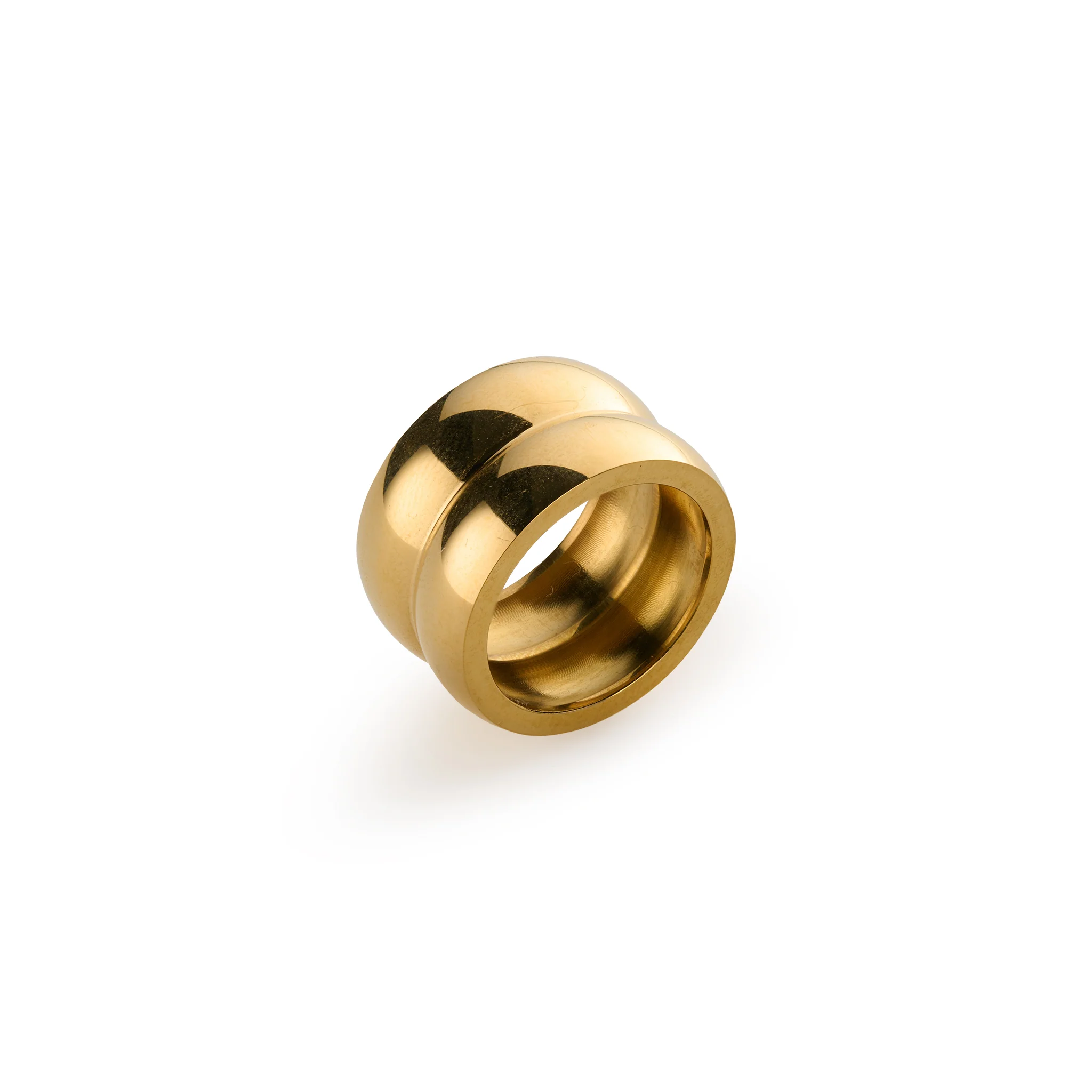 Nellie - Dobbelt Dome Duo Ring Rustfritt Stål - Image 4
