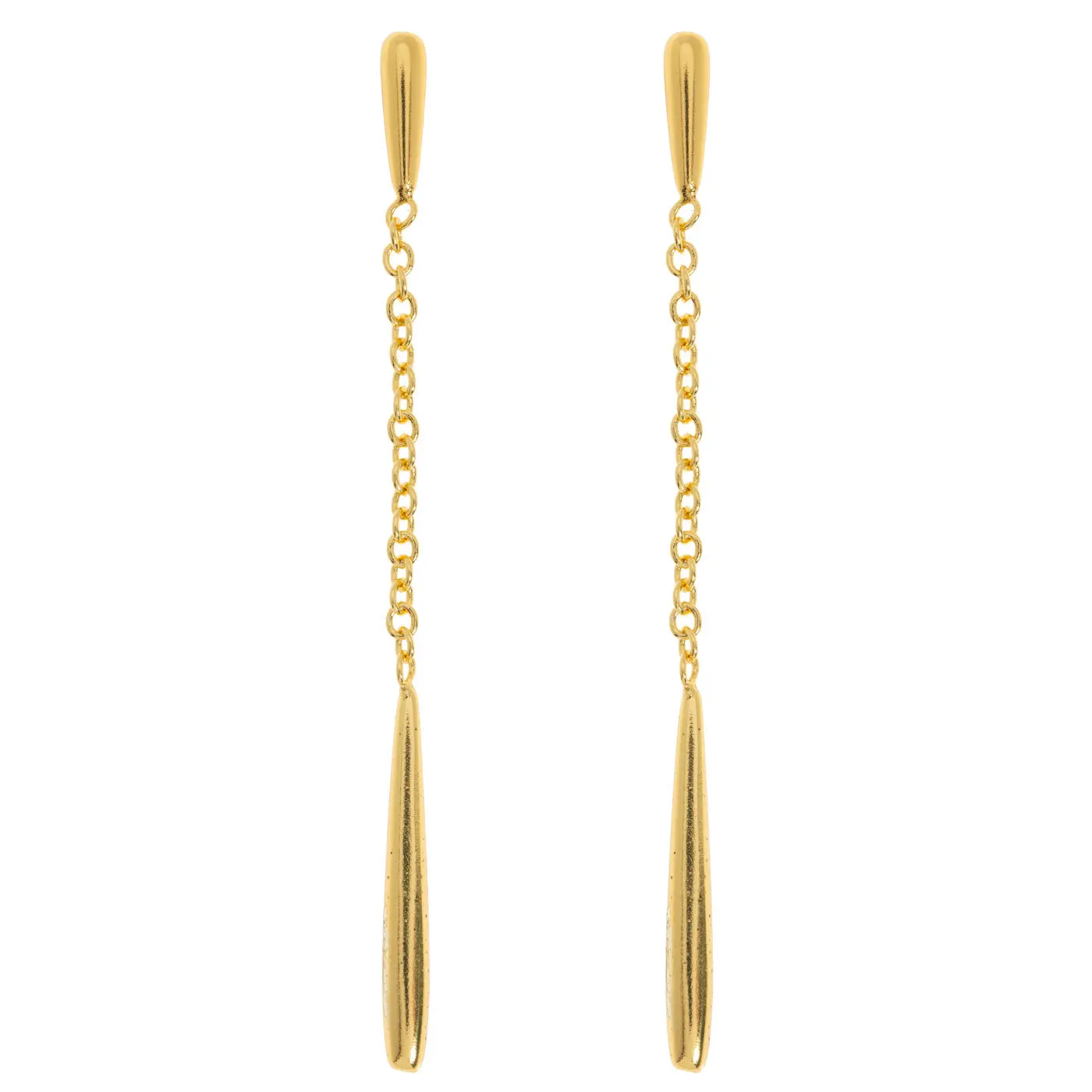 Nim - Dangling Drop Chain Stud øredobber