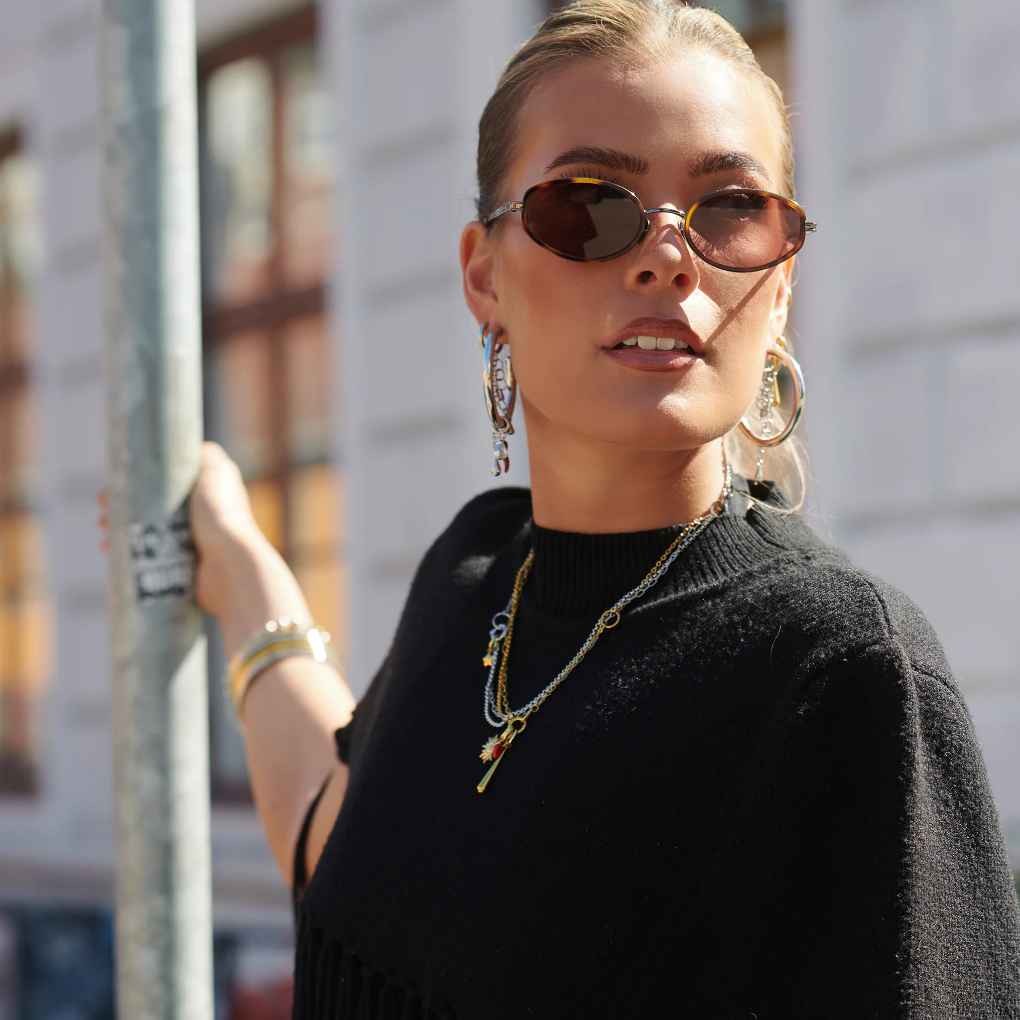 Onyx - Layered Kjedehalskjede Rustfritt Stål - Image 15