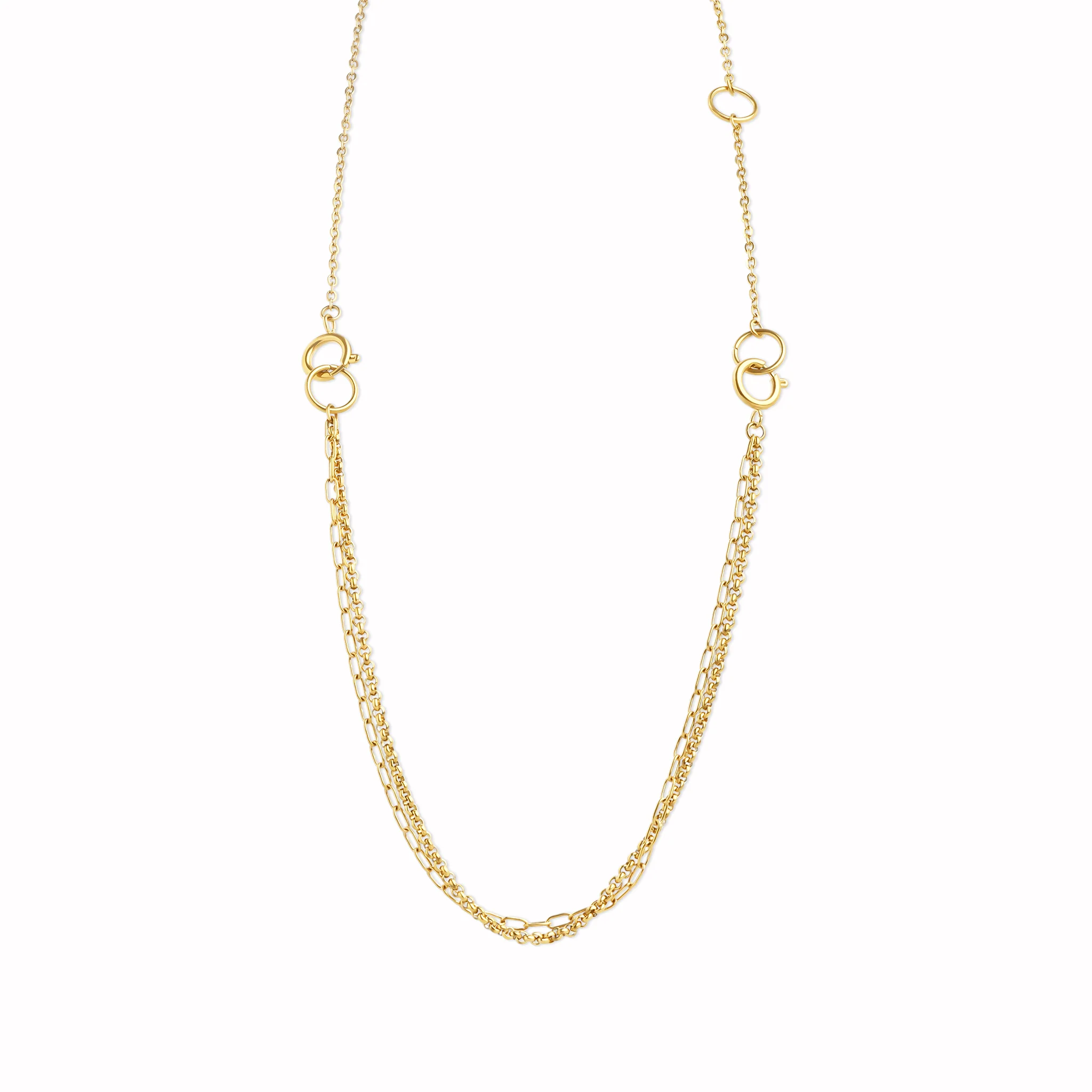 Onyx - Layered Kjedehalskjede Rustfritt Stål - Image 5