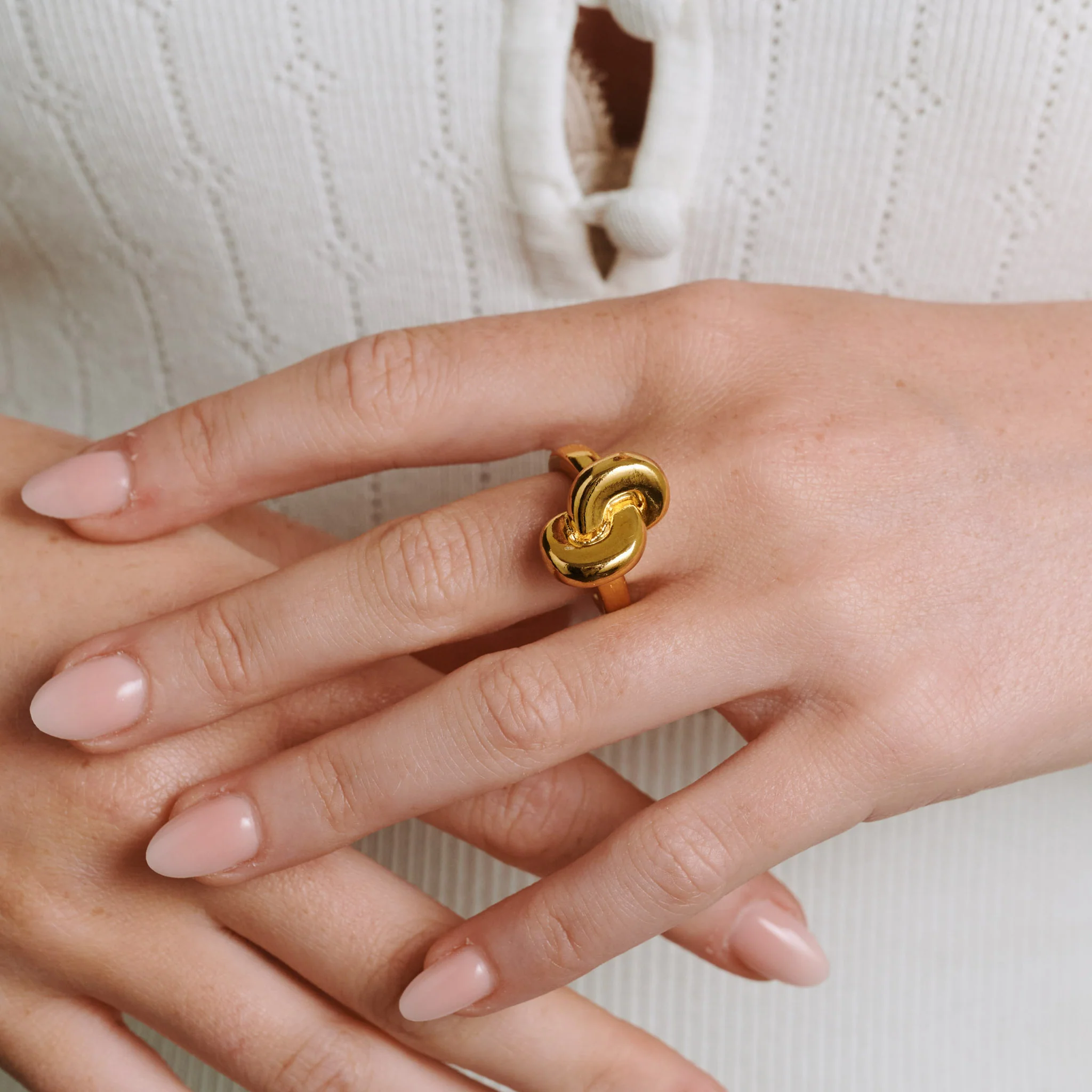 Pella - Knot Ring Rustfritt Stål - Image 3