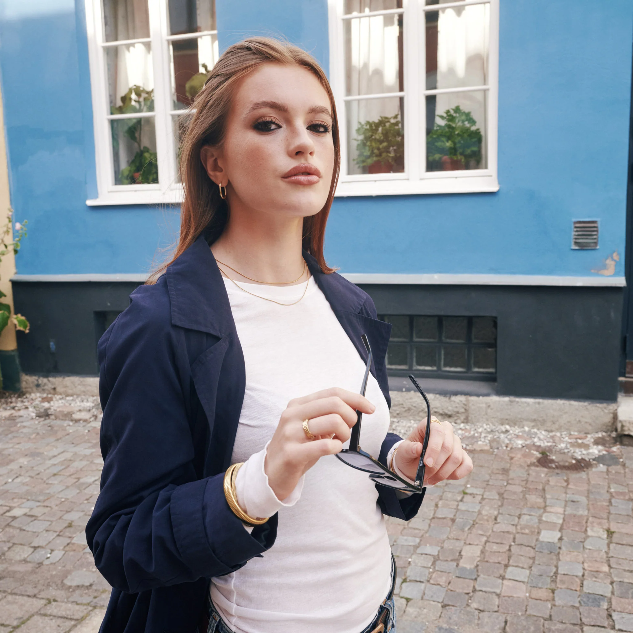 Pernille - Hoop Earrings Rustfritt Stål - Image 5