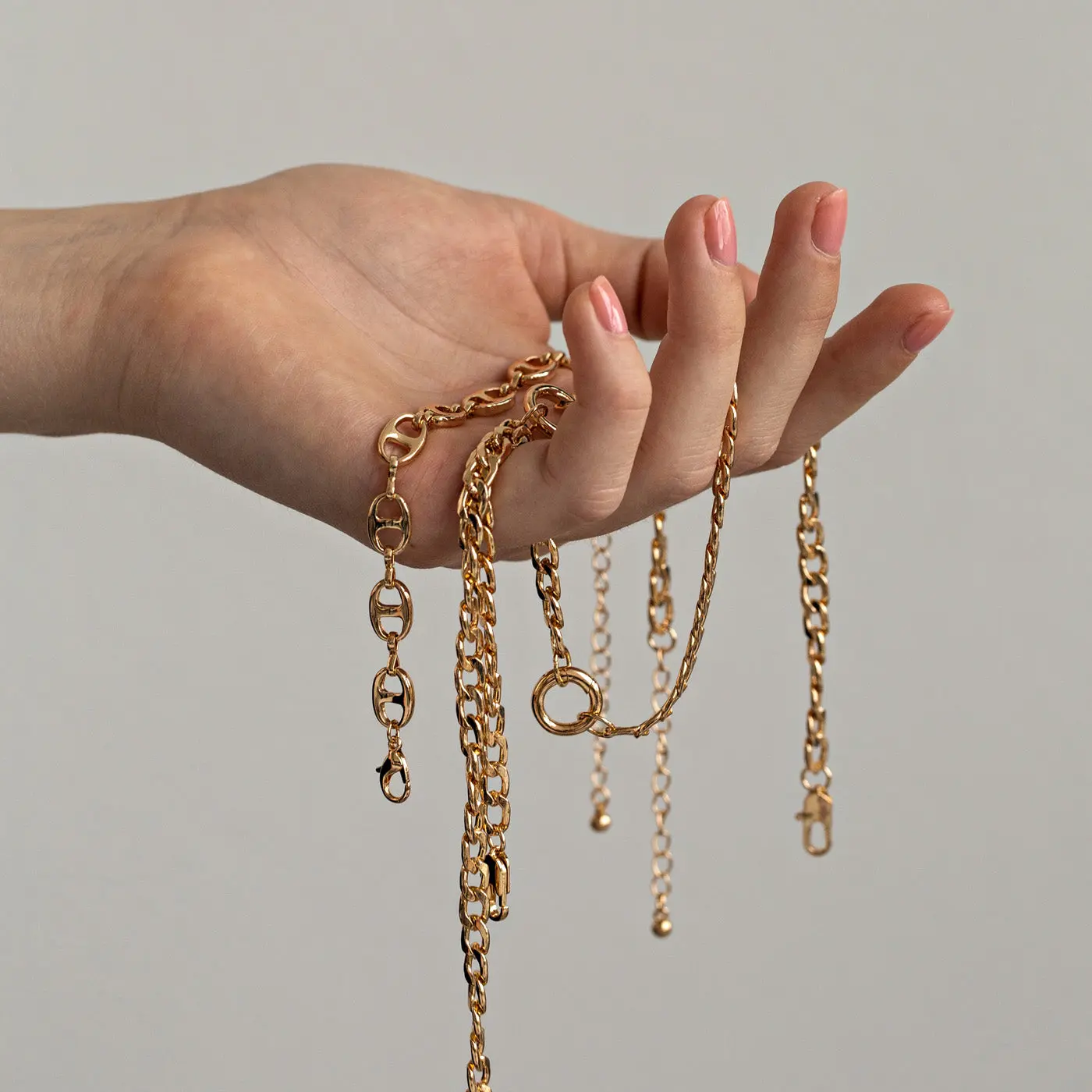 Rund lås kjede armbånd - Image 4