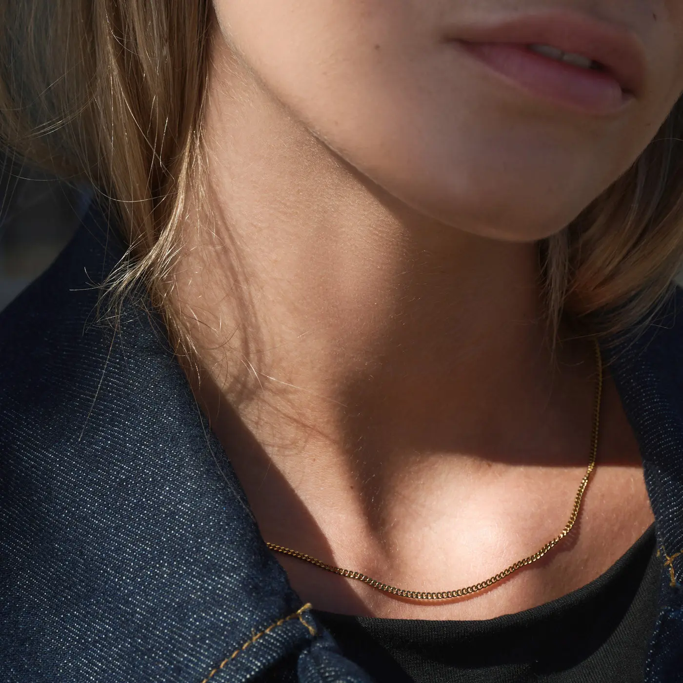 Sam - Basic Fine Chain Halskjede Rustfritt stål - Image 6