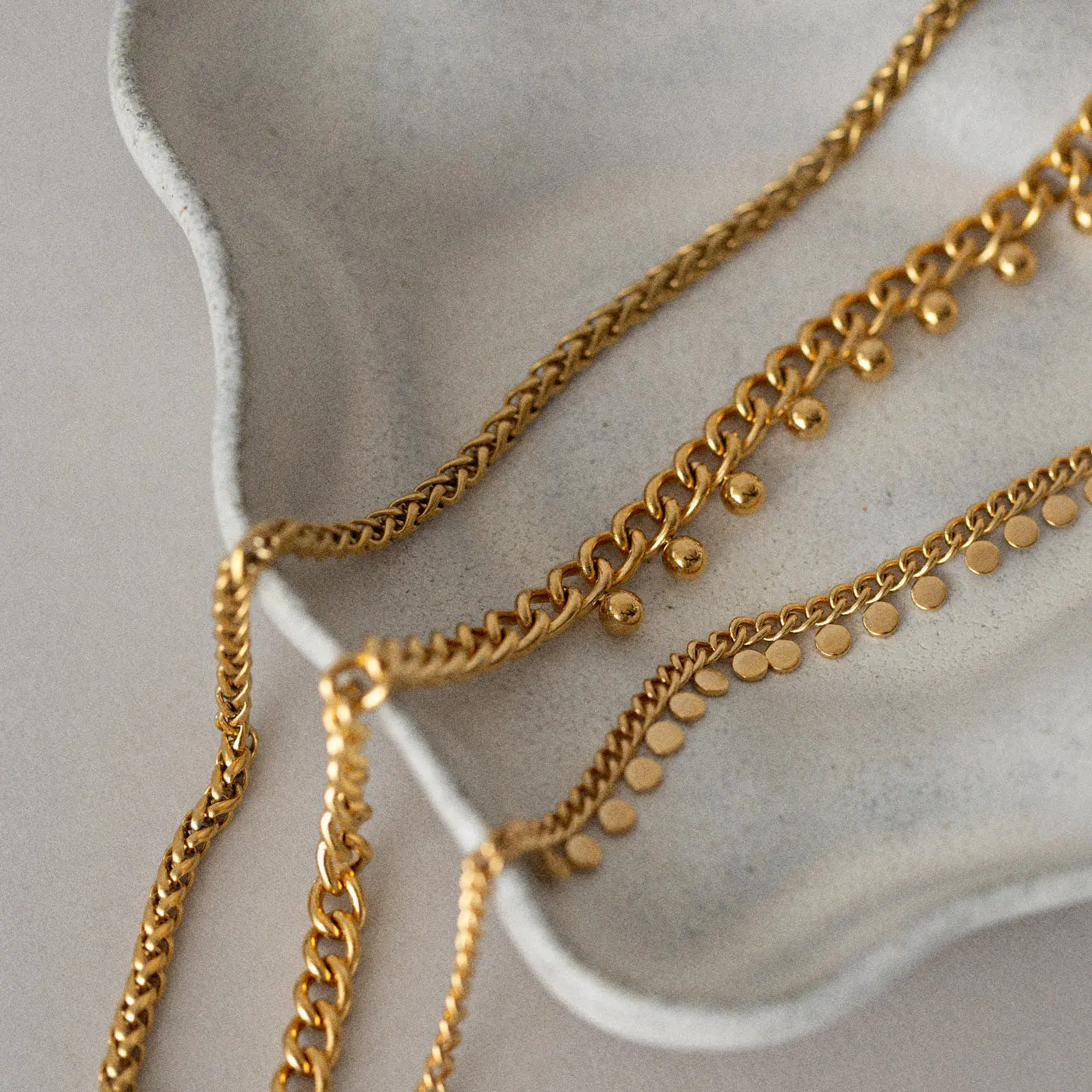 Tavi - Solid Chain Halskjede Rustfritt Stål - Image 3