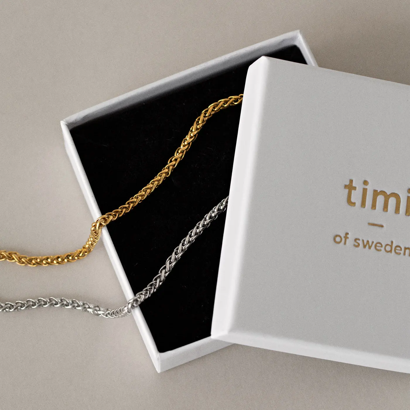 Tavi - Solid Chain Halskjede Rustfritt Stål - Image 6