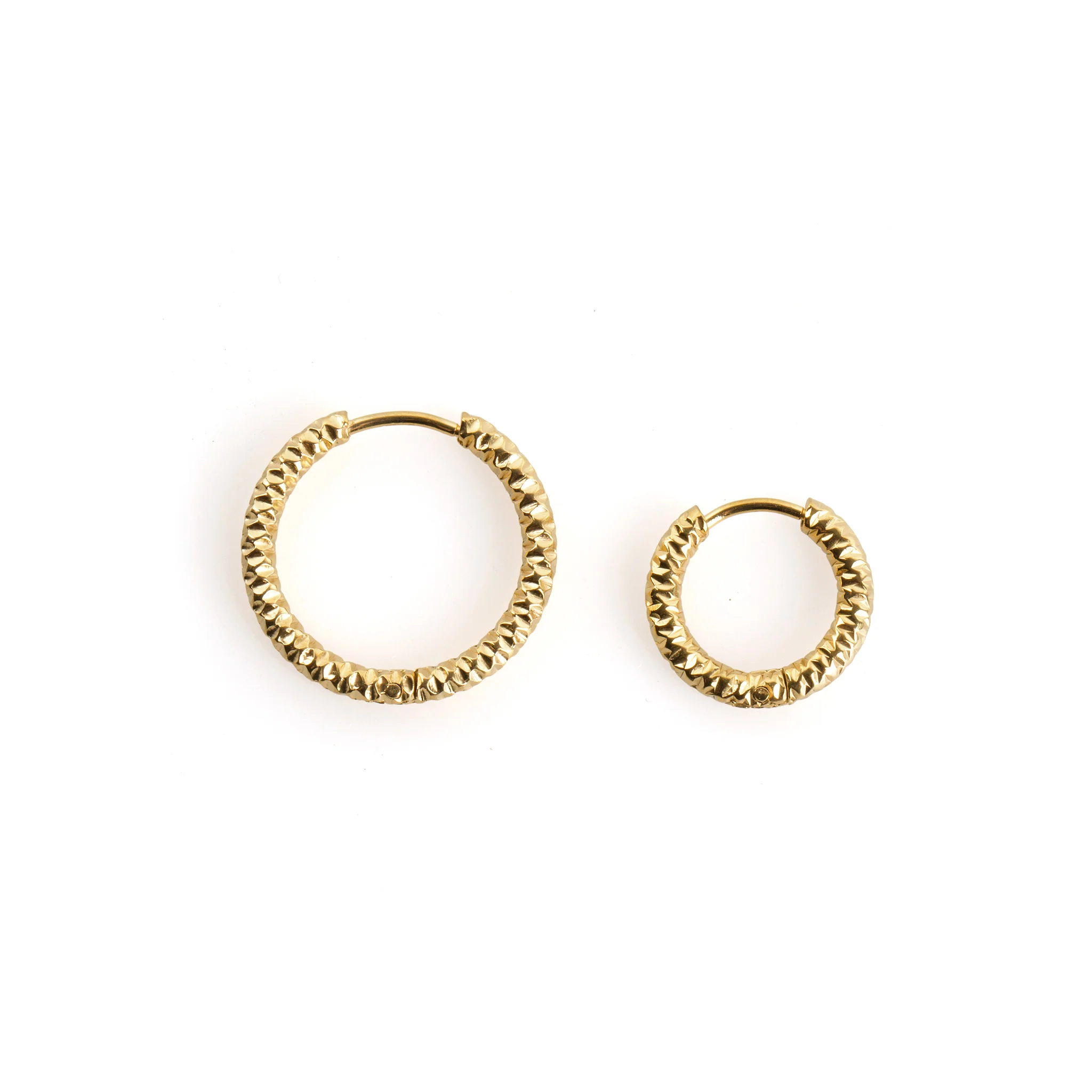 Torun - Øredobber Hoops 16mm Rustfritt Stål - Image 7