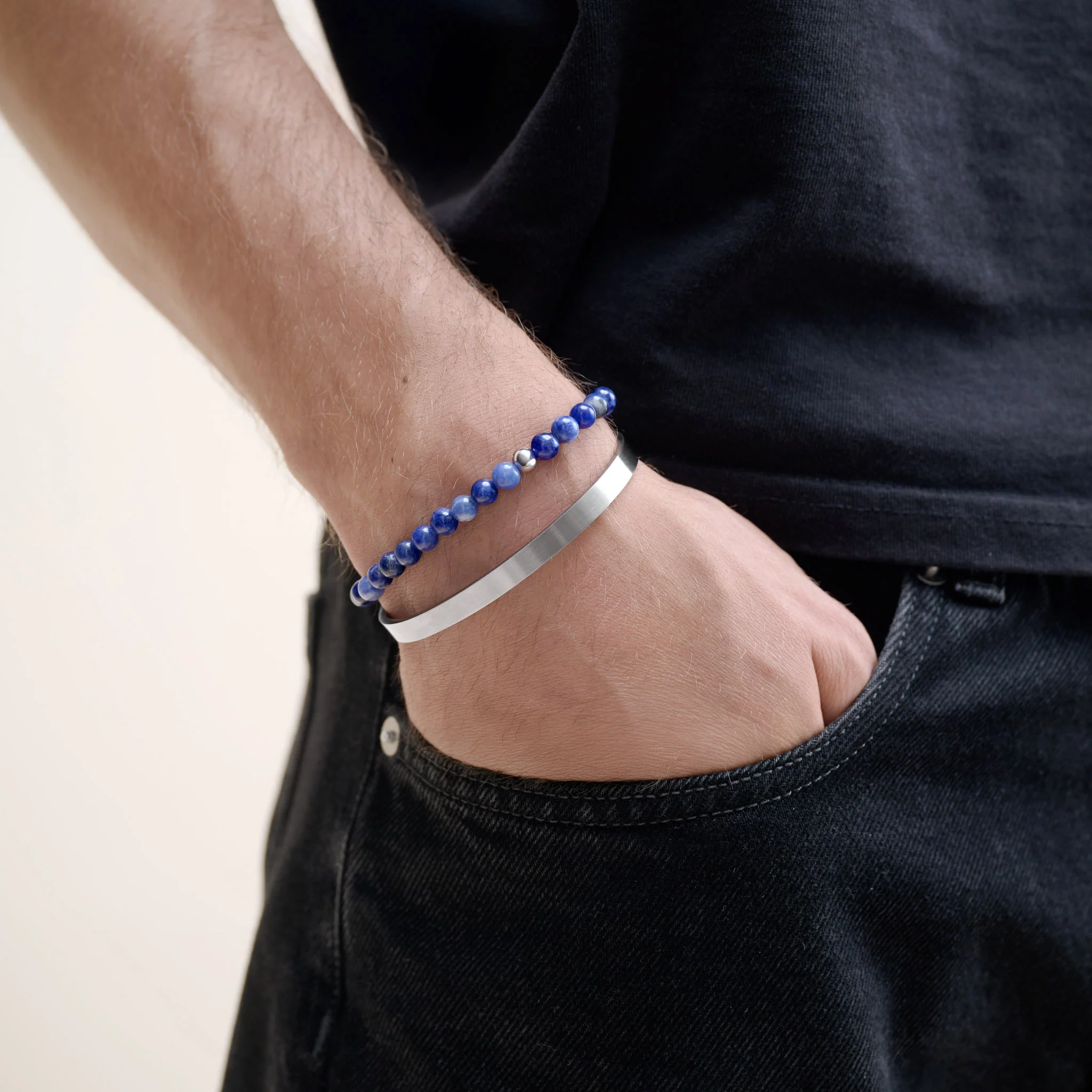 Tristan - Sleek Bangle Armbånd Rustfritt Stål - Image 4