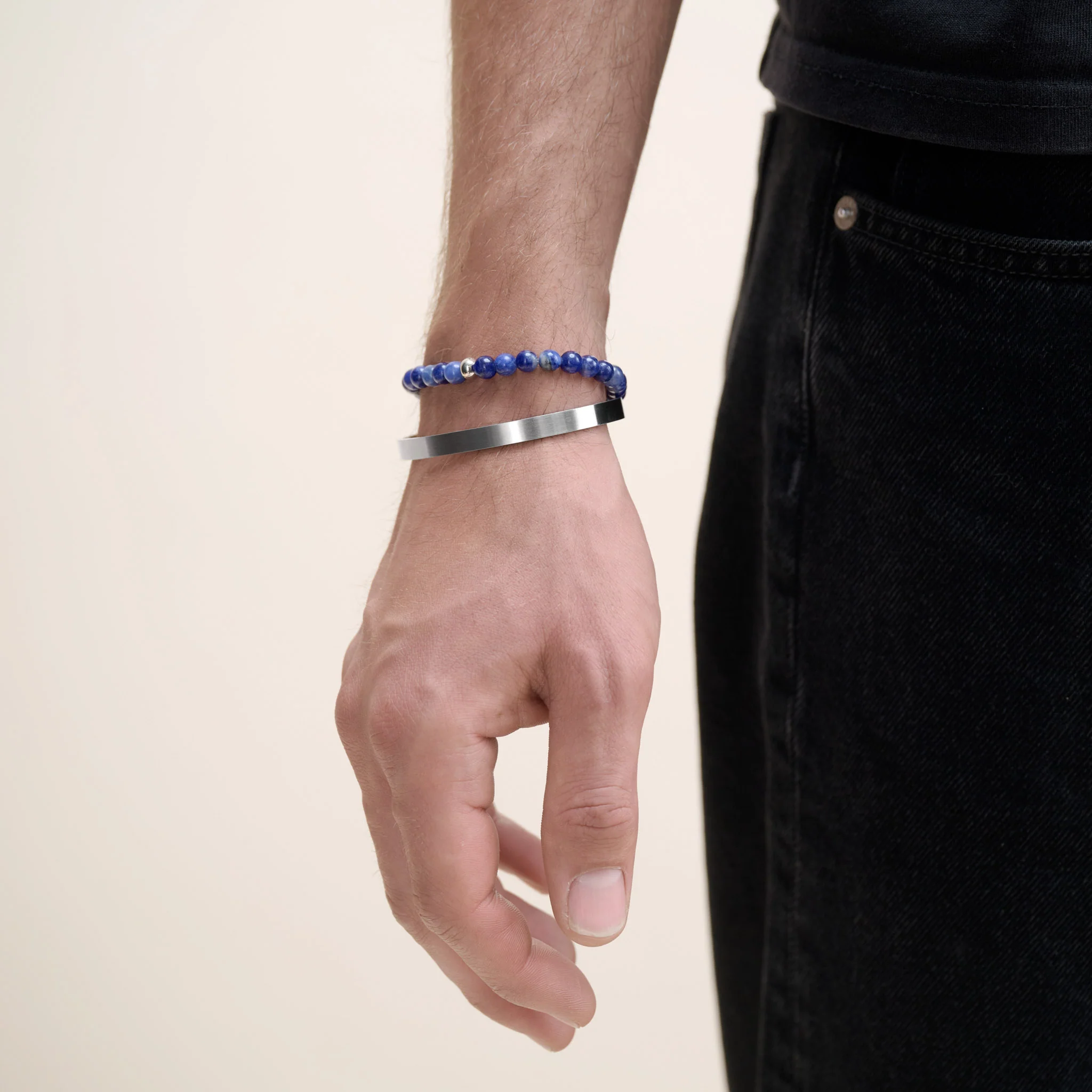 Tristan - Sleek Bangle Armbånd Rustfritt Stål - Image 9