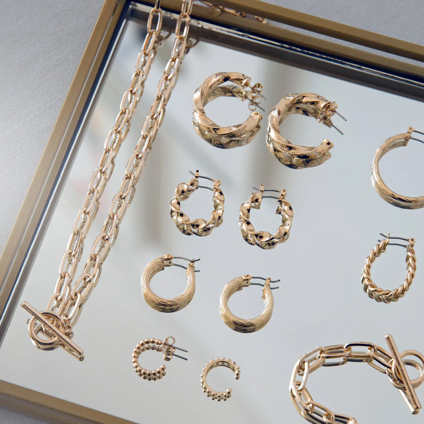 Twisted Hoop øredobber - Image 3