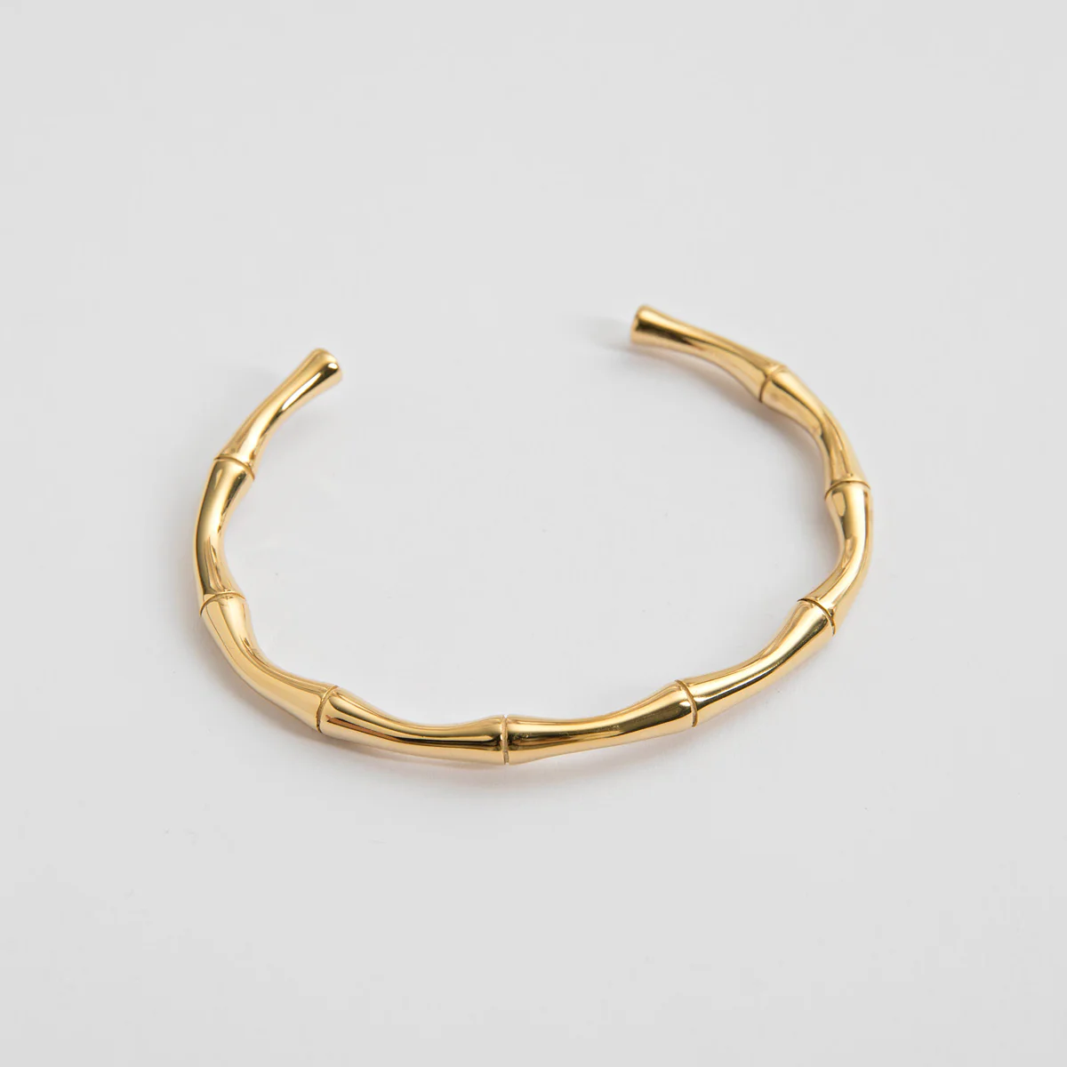 Tyra - Bamboo Bangle Armbånd Rustfritt Stål - Image 12
