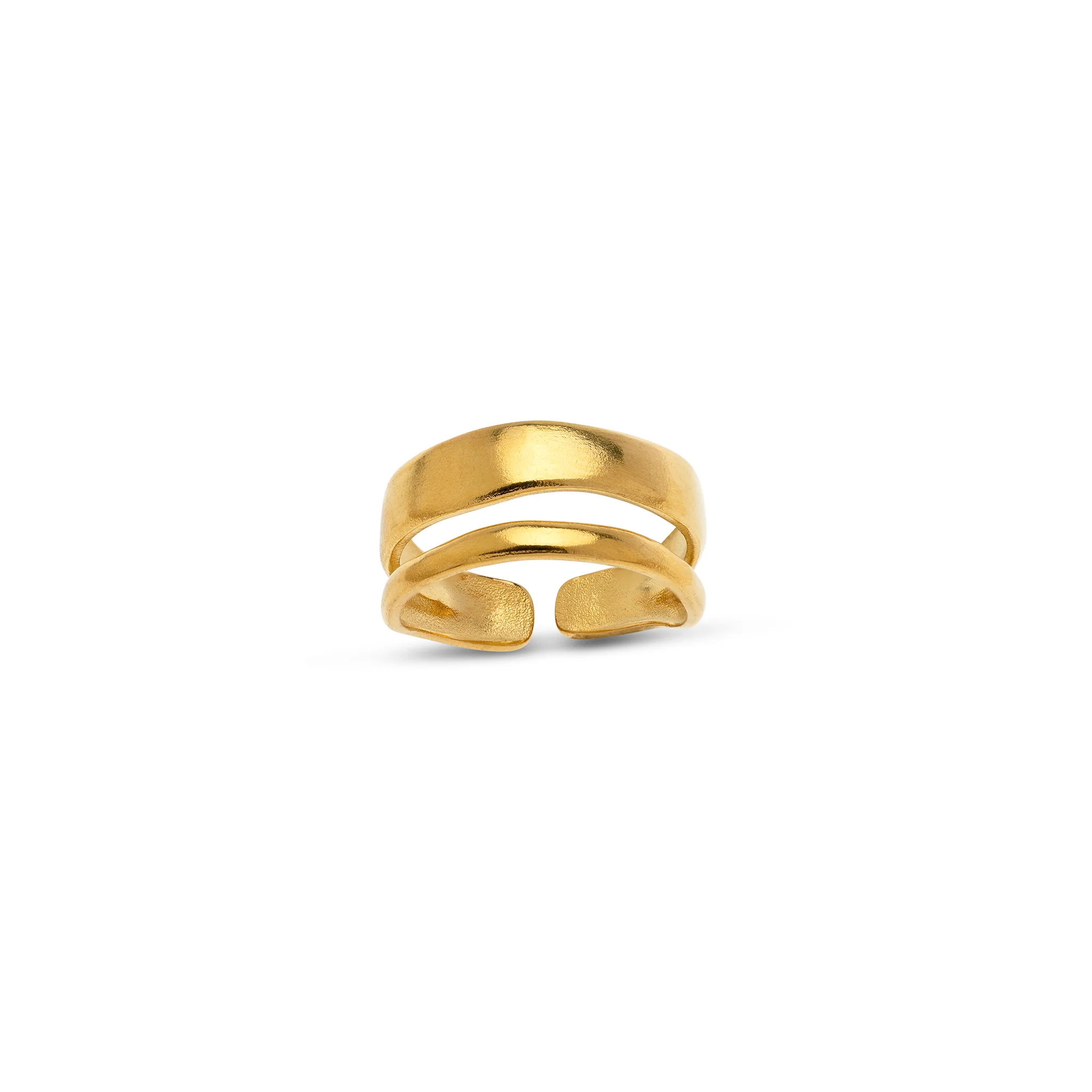 Willa - Elegant Duo Ring Rustfritt Stål - Image 3
