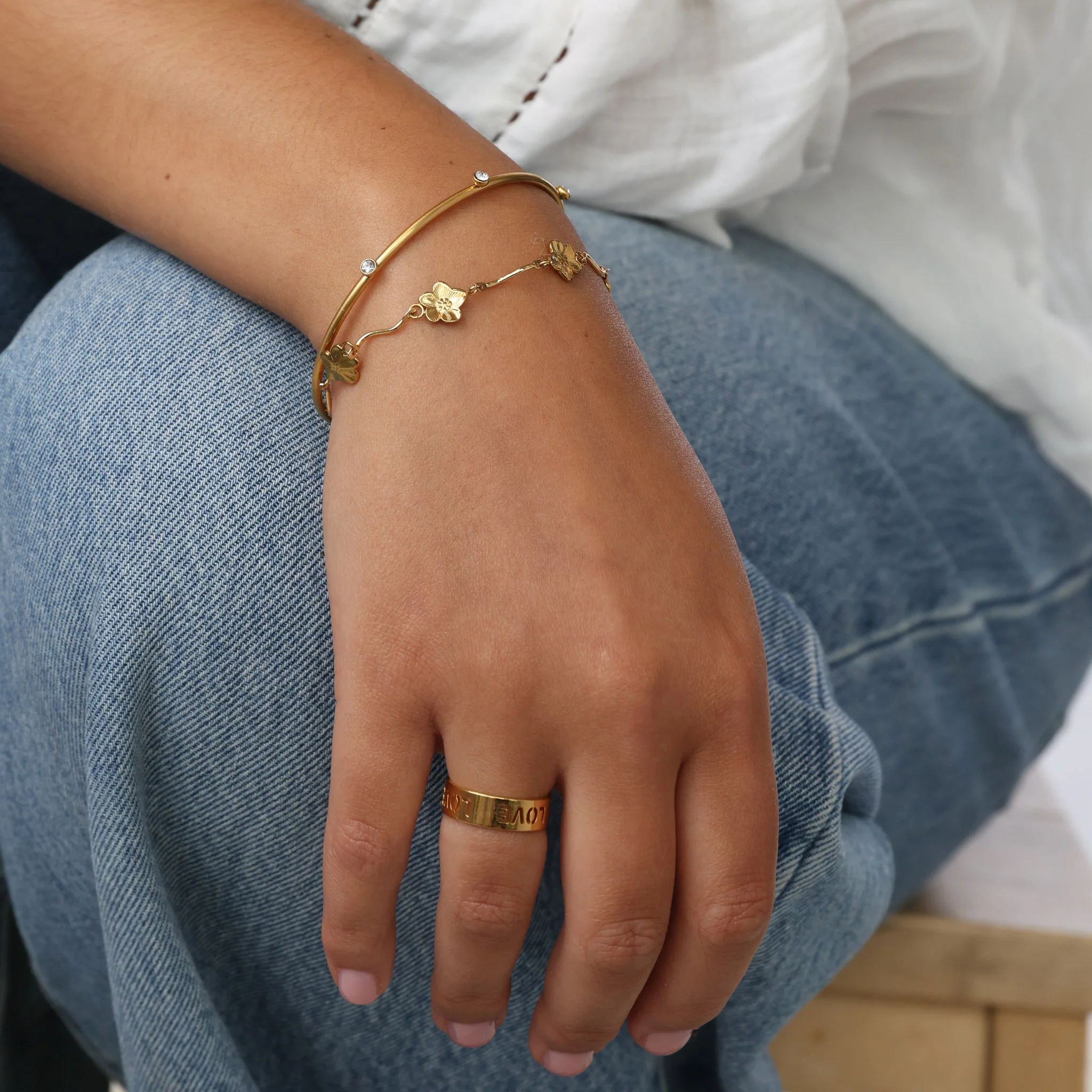 Ylva - Bangle Armbånd Rustfritt Stål - Image 3